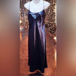 Vince Viscose Satin Slip Dress